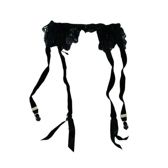 70s Vintage Formfit Rogers Black Nylon Womens Size Small - Picture 2 of 7